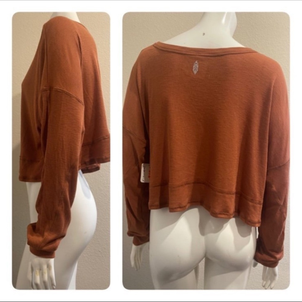 Free People SET THE PACE LAYER PULLOVER TOP - Picture 7 of 9
